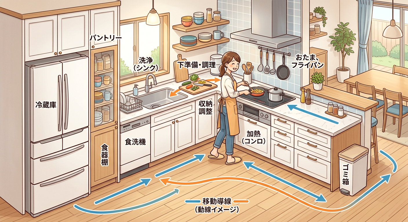 使いやすい動線へ