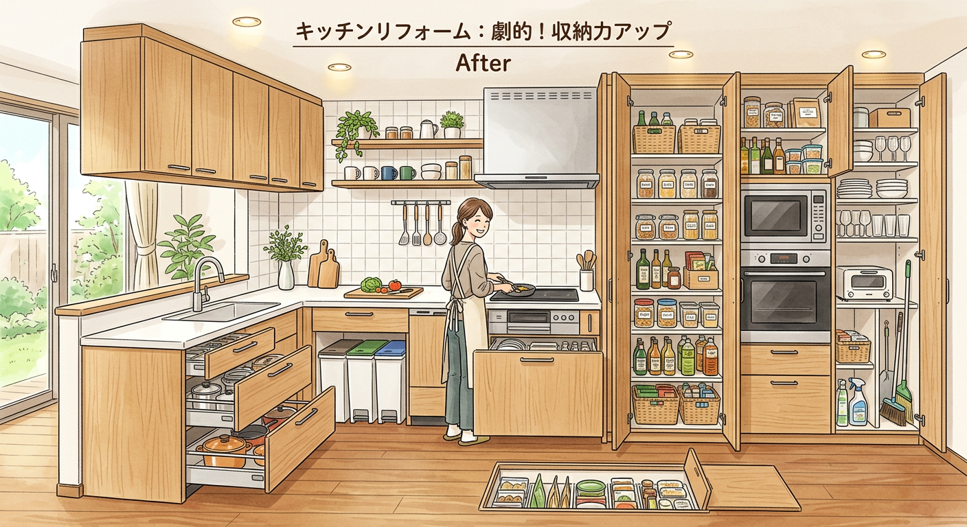 収納力アップ！